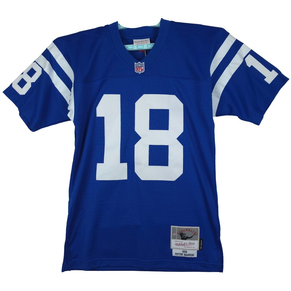 Peyton Manning Indianapolis Colts Mitchell & Ness NFL Small Jersey 1998 #18 NWT